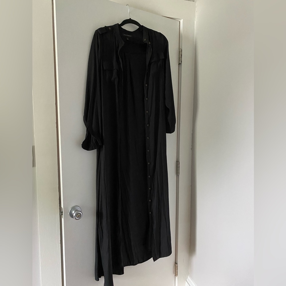 Banana Republic Button Down Maxi Dress/ Duster Cardigan